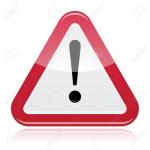 13625267 glossy panneau rouge d avertissement attention banque d images